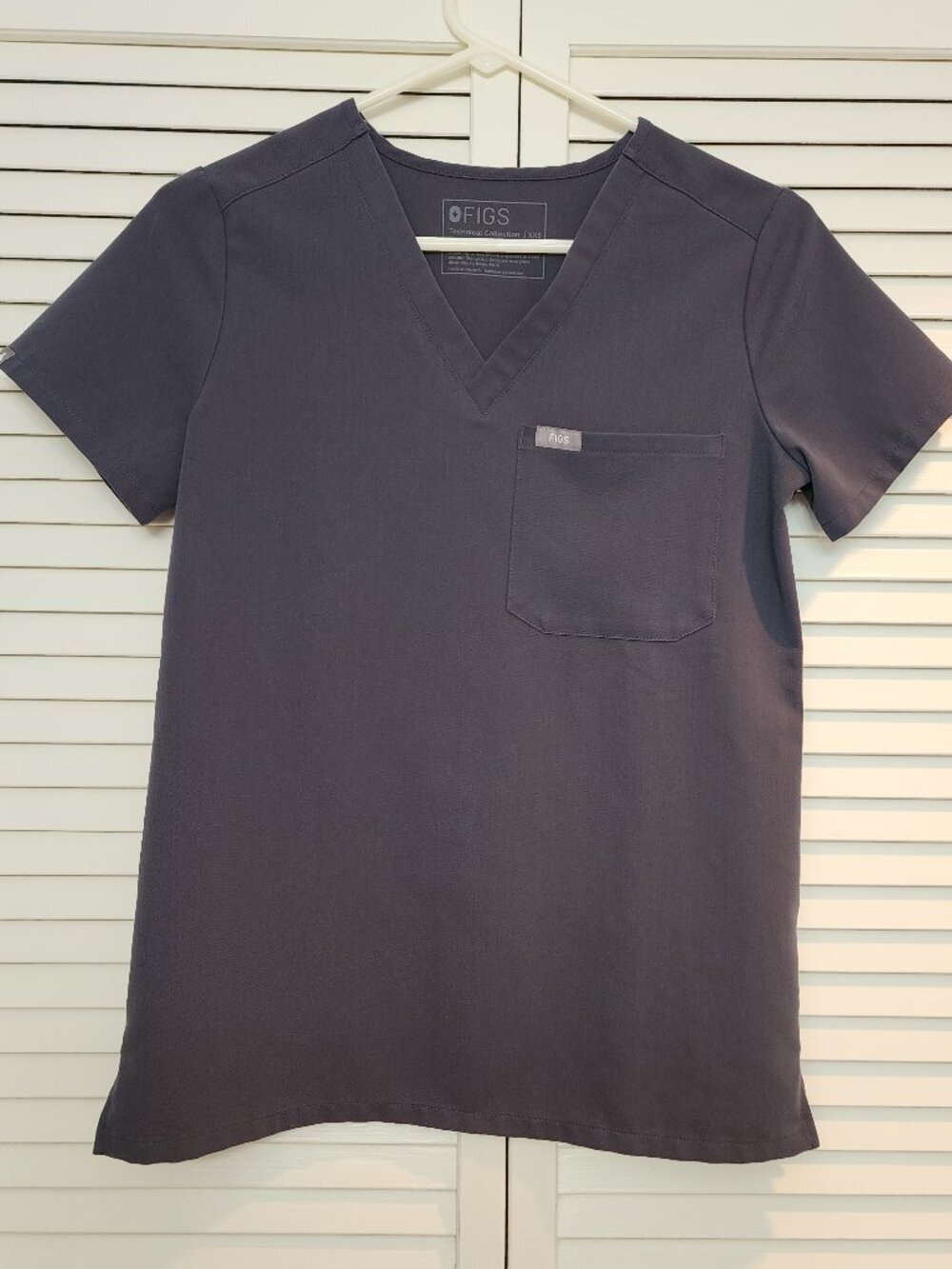 Figs Women's Charcoal Catarina Top XXS - EUC